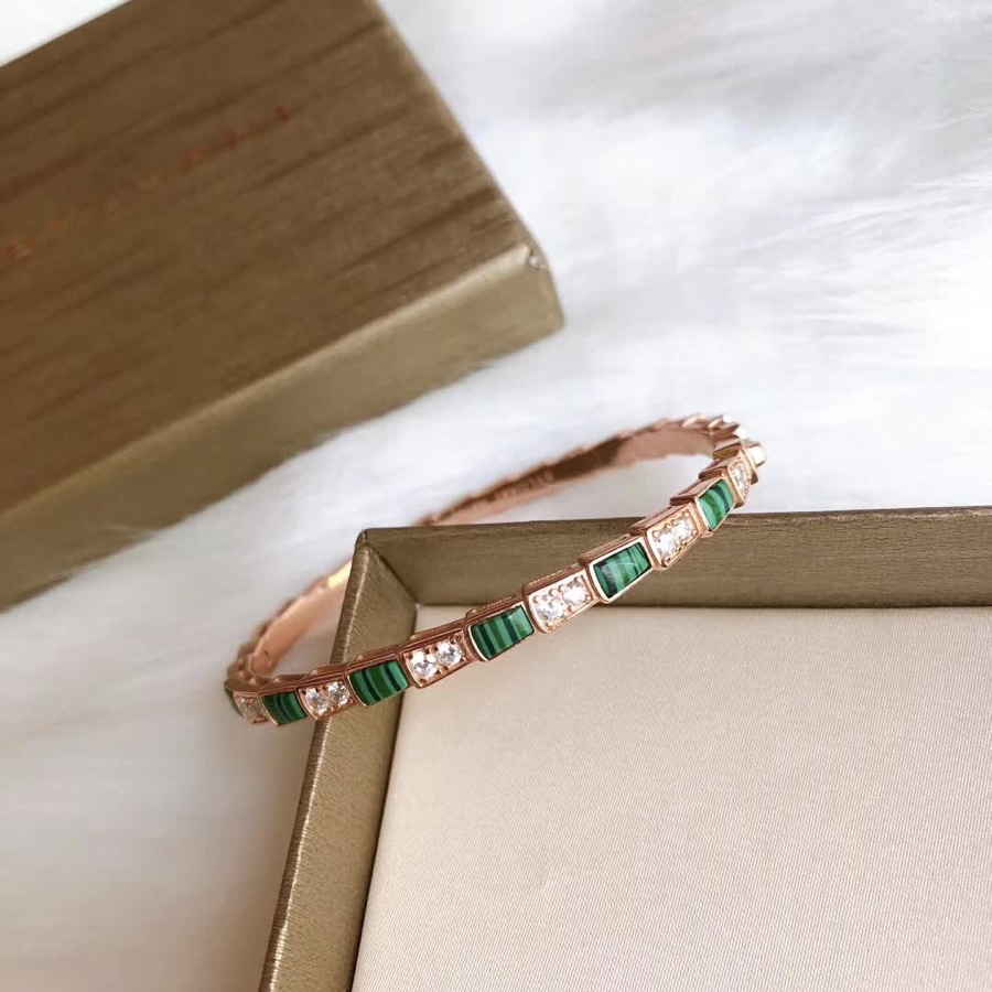 BGSS002 S925 Sterling silver Serpenti viper bangle bracelet - ccjewelryacc