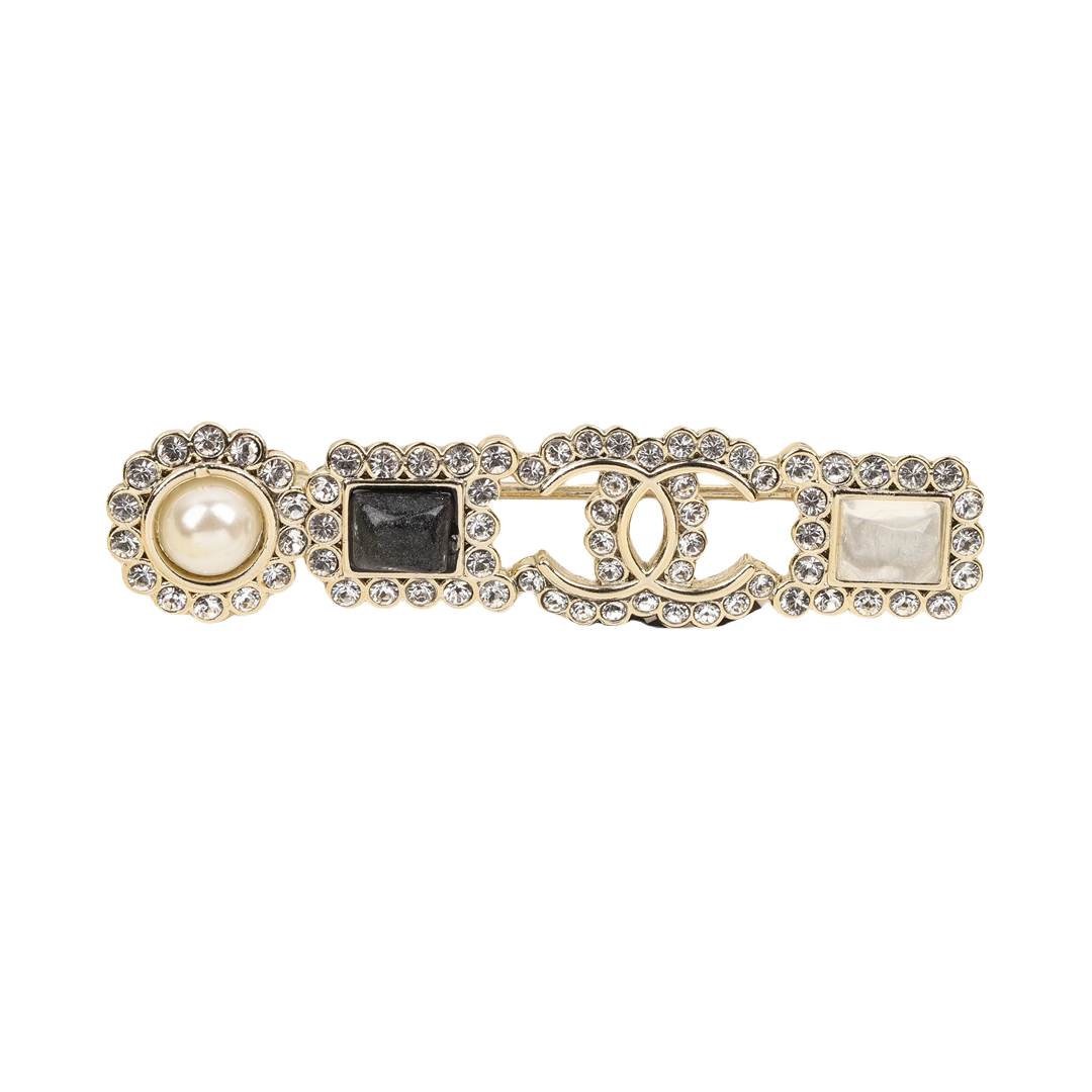 BCB043 Swarovski crystal CC brooch - ccjewelryacc