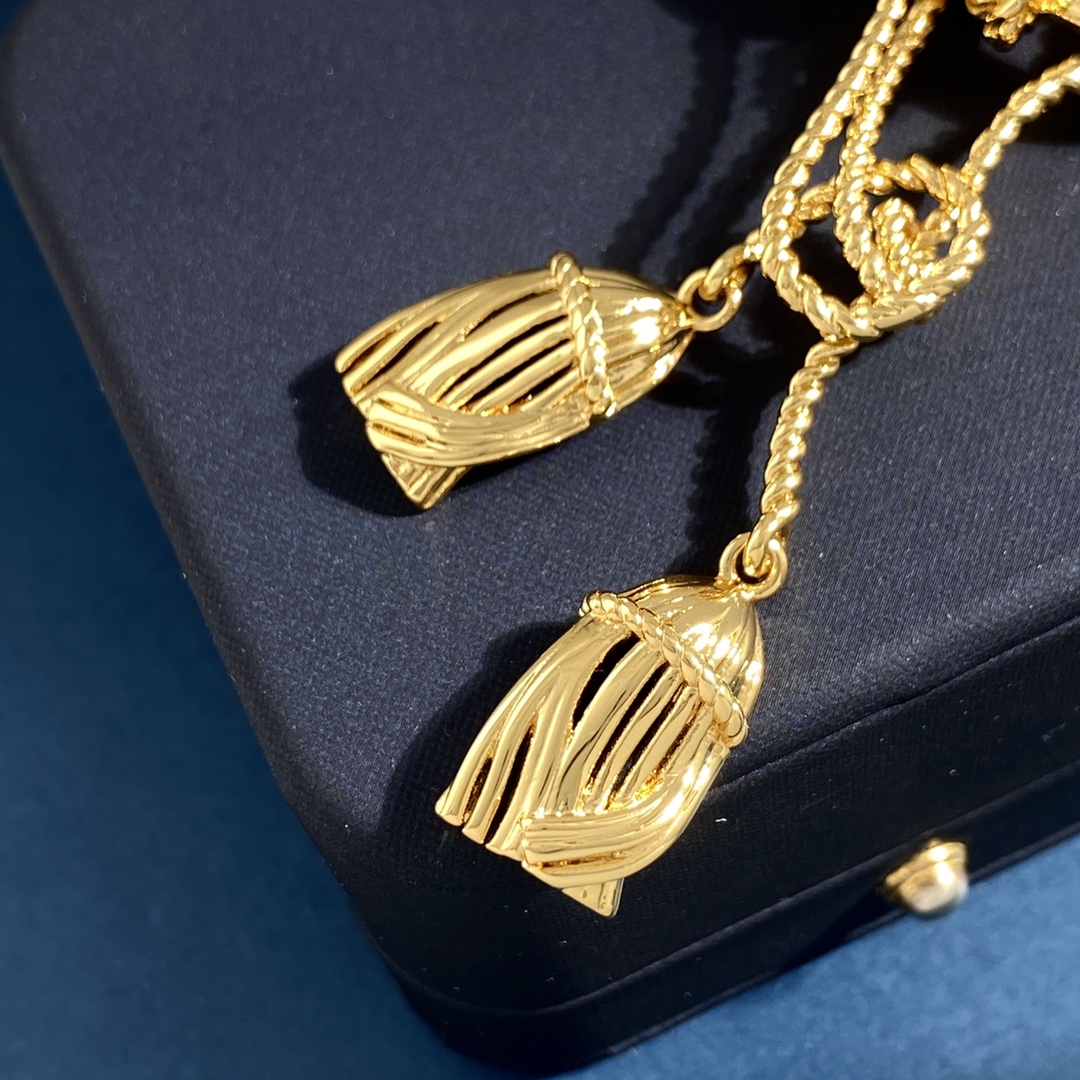 BLB006 Gold plated L Letter brooch pin - ccjewelryacc