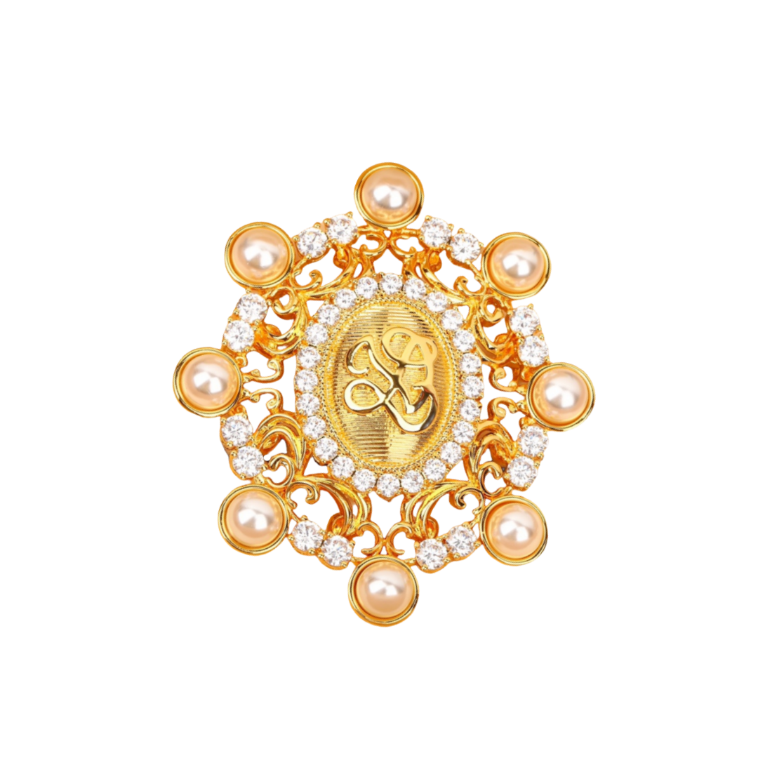 LVB007 Vintage V,L Brooch pin - ccjewelryacc