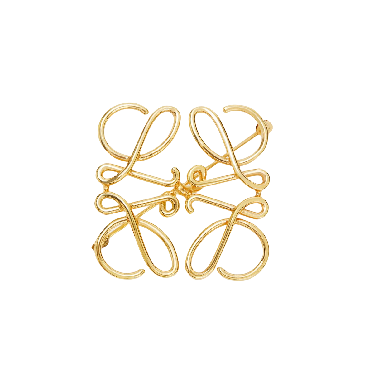 BLB005 Anagram brooch in metal - ccjewelryacc