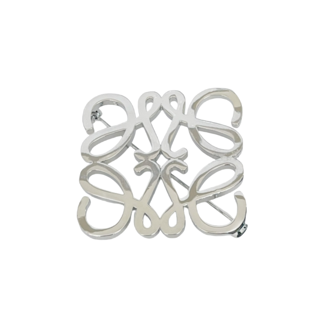 BLB003 Anagram brooch in metal - ccjewelryacc