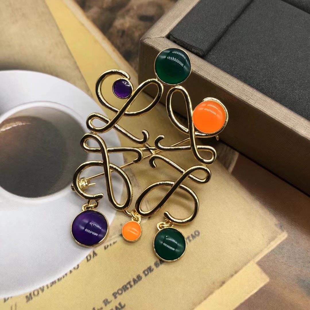 BLB007 Anagram brooch pin - ccjewelryacc