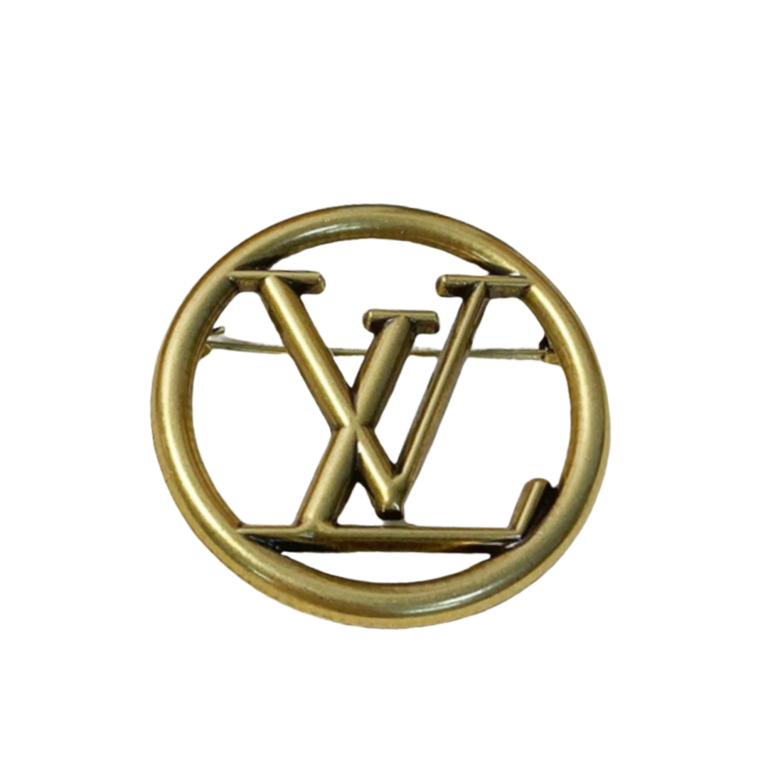 LVB011 VL LOGO BROOCH PIN in Metal - ccjewelryacc