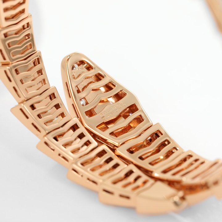 BGSV003 18K Gold Diamond Serpenti viper bracelet - ccjewelryacc