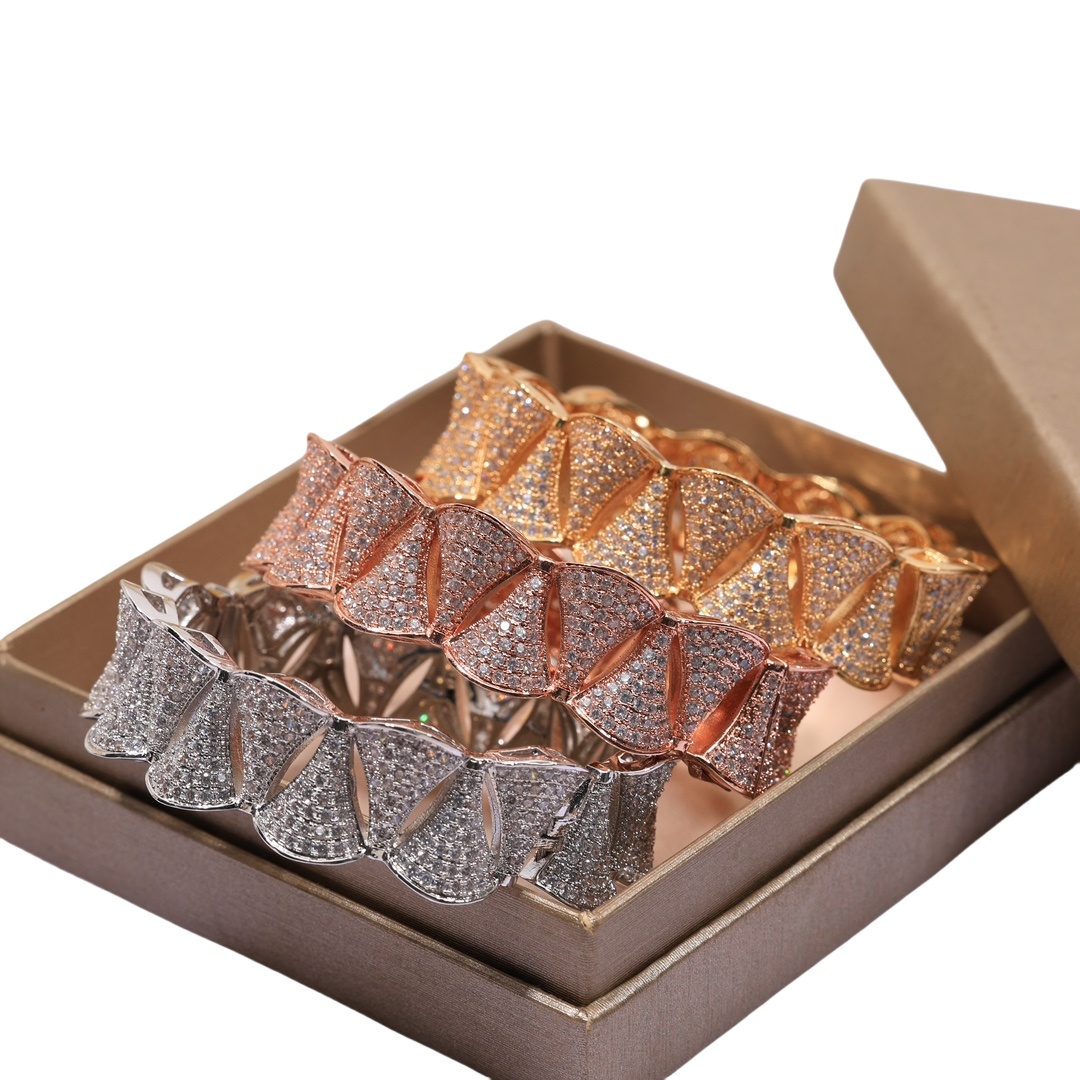 BGS002 18k gold Divas dream bangle bracelet - ccjewelryacc