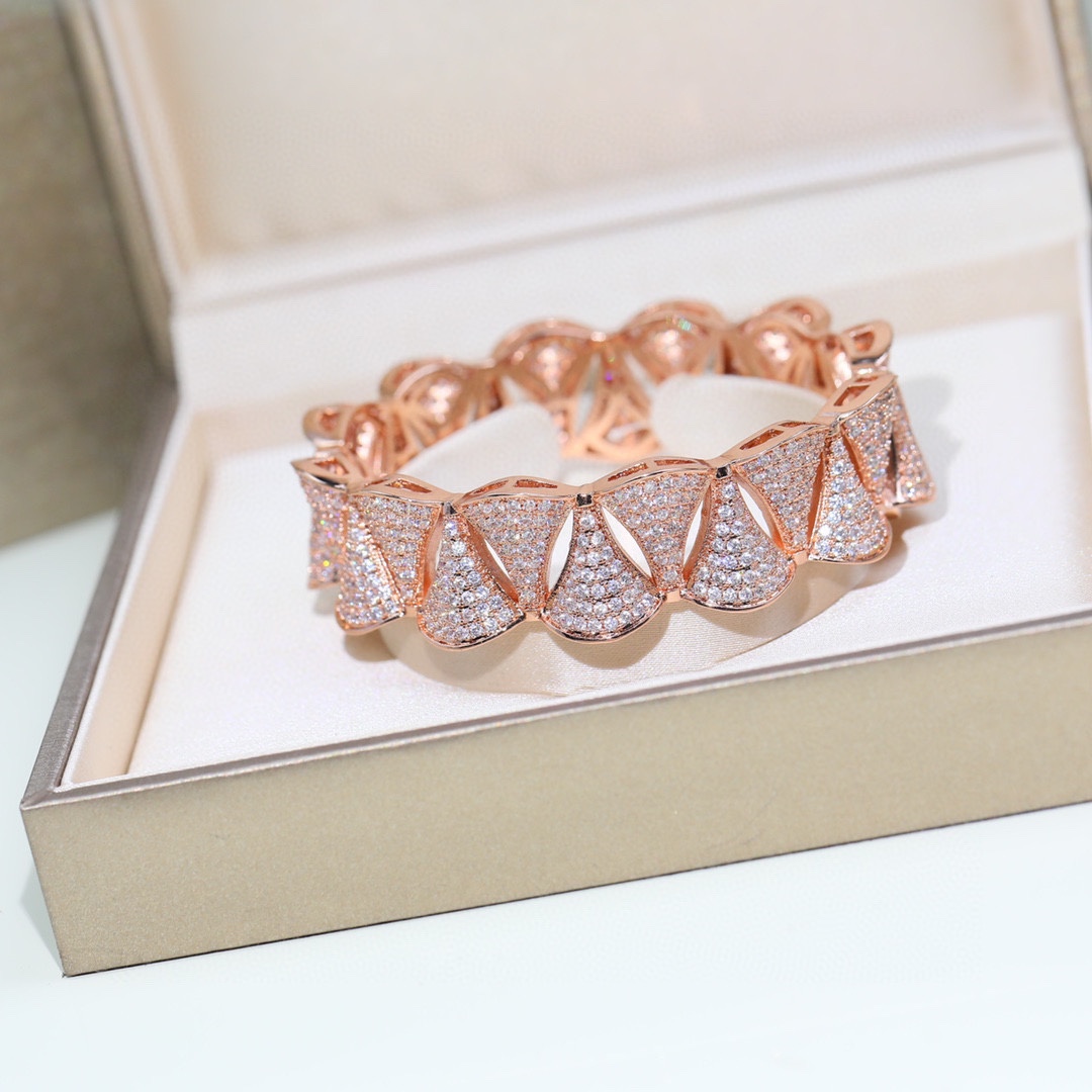 BGS002 18k gold Divas dream bangle bracelet - ccjewelryacc