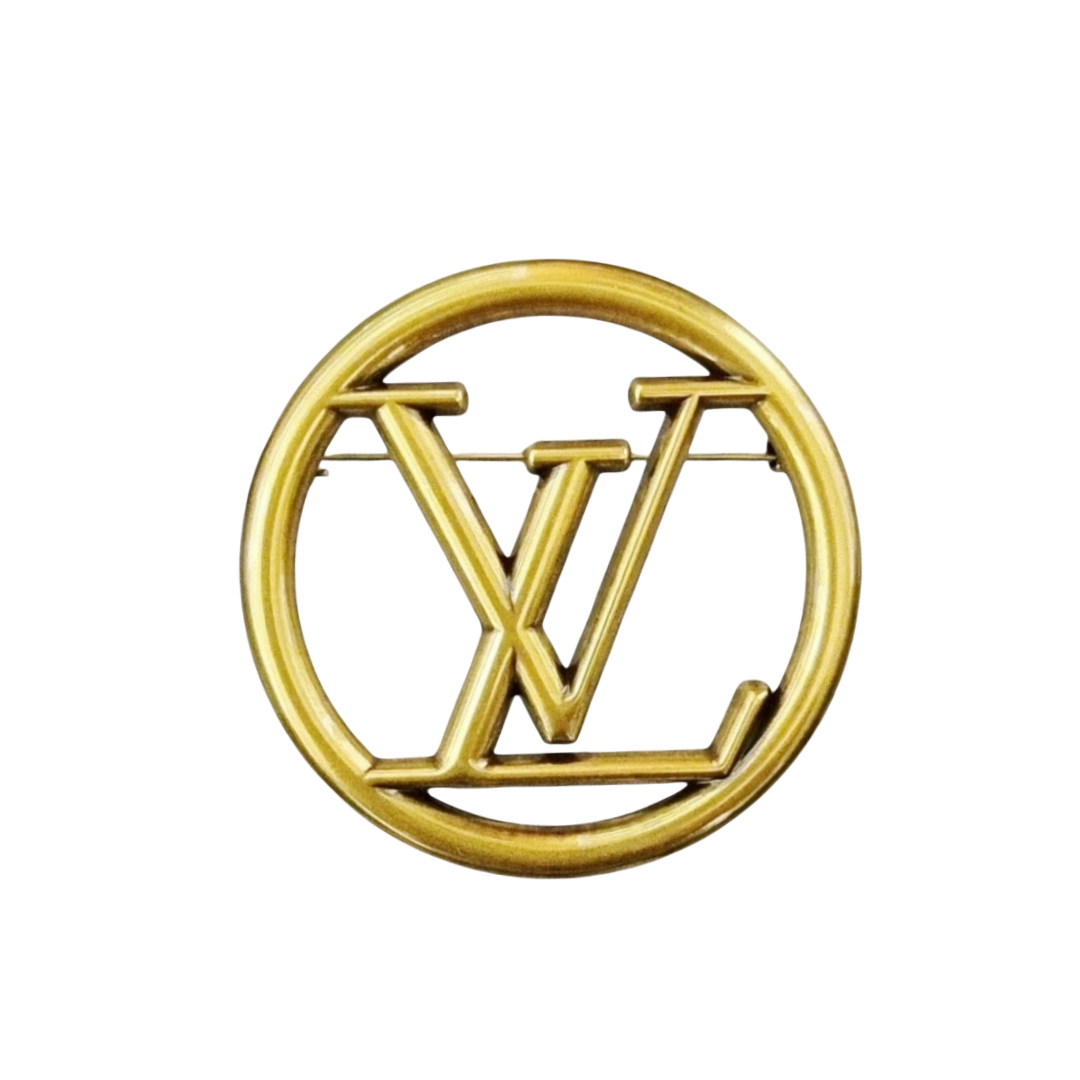 LVB011 VL LOGO BROOCH PIN in Metal - ccjewelryacc