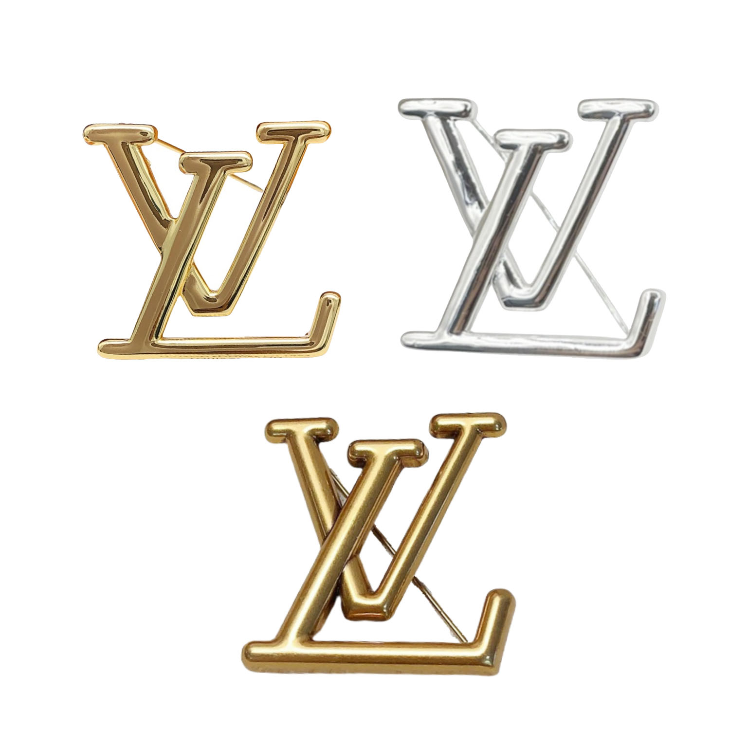 LVB003 louis lapel pin in metal - ccjewelryacc