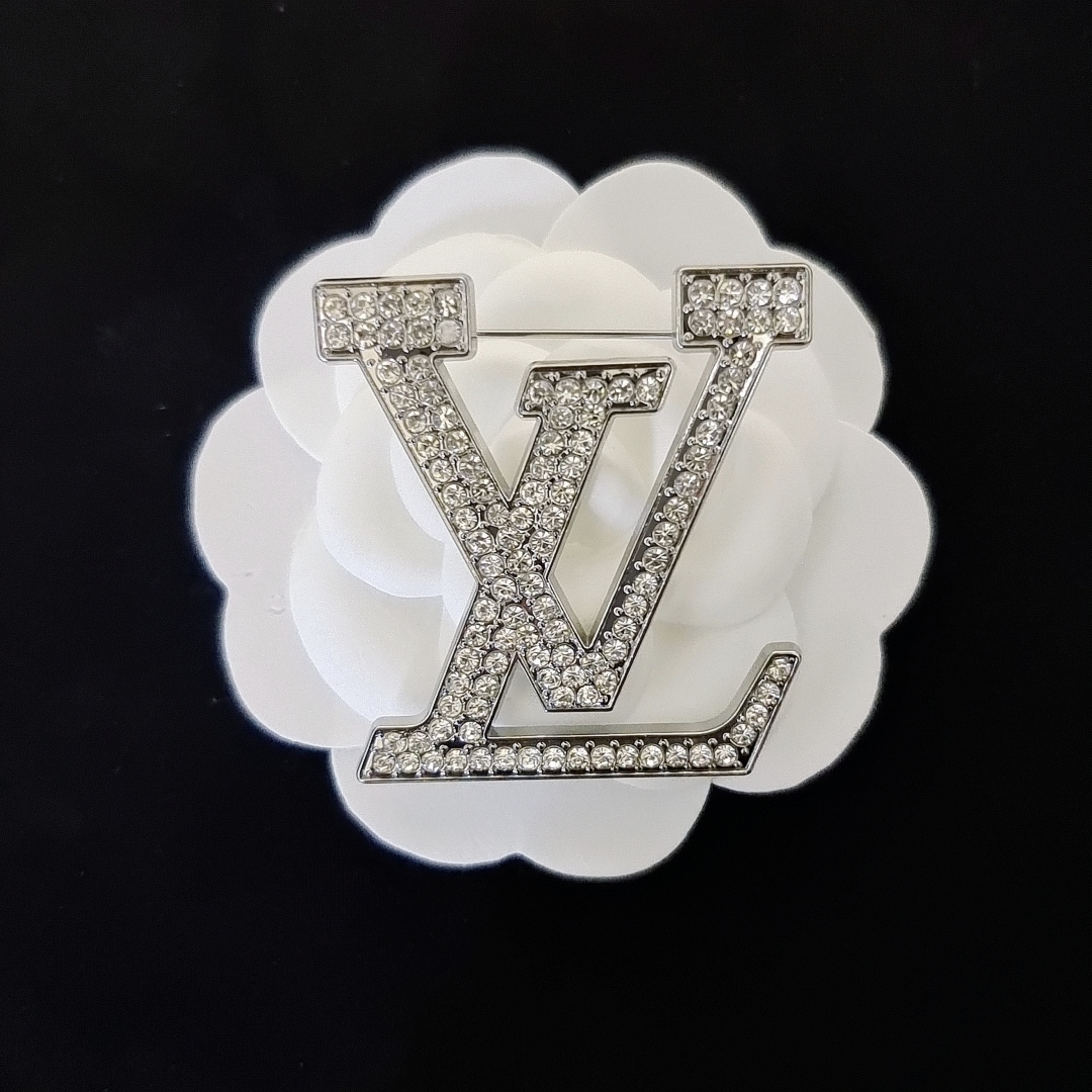 LVB017 Crystal Sparkling Louise Brooch - ccjewelryacc