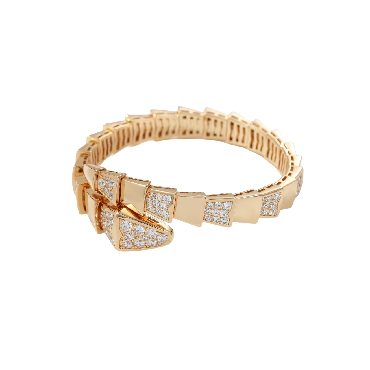 BGSV003 18K Gold Diamond Serpenti viper bracelet - ccjewelryacc