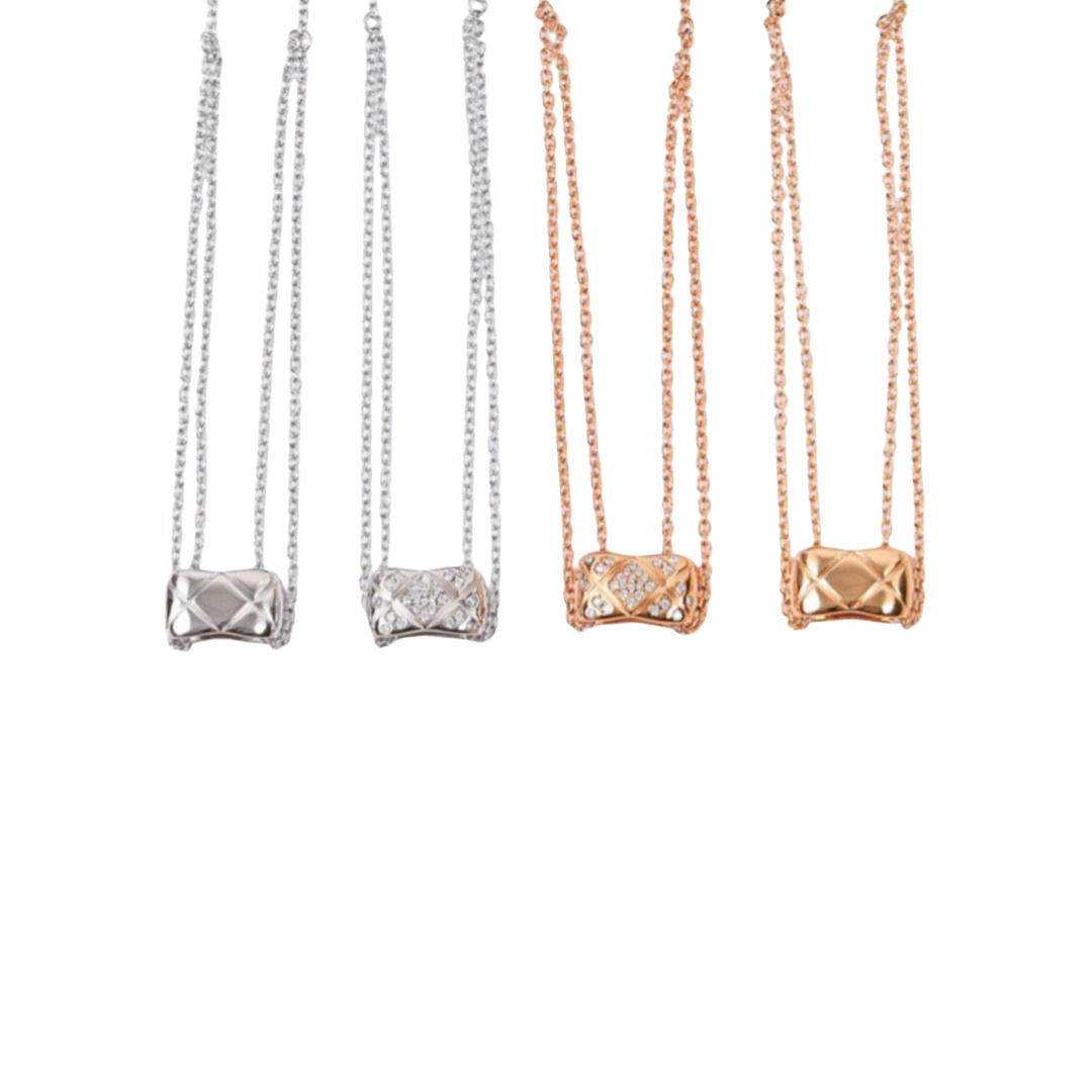 CCN409 COCO crush pendant Necklace Flat - ccjewelryacc