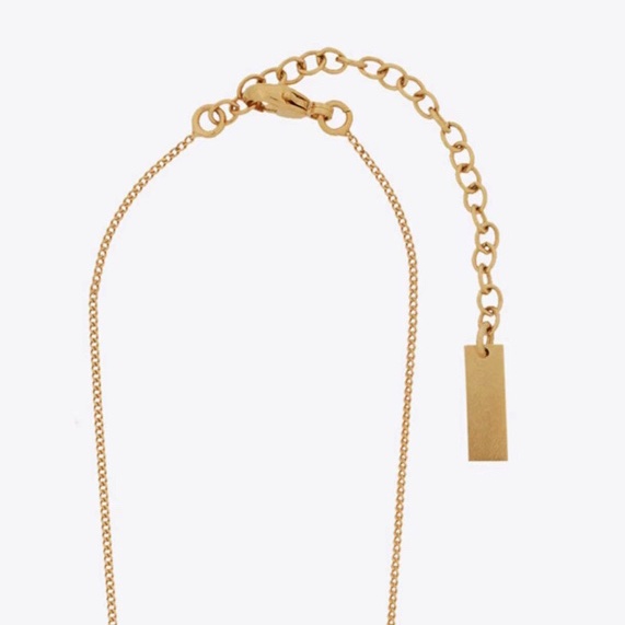 YYN013 CASSANDRE twist pendant necklace in metal - ccjewelryacc