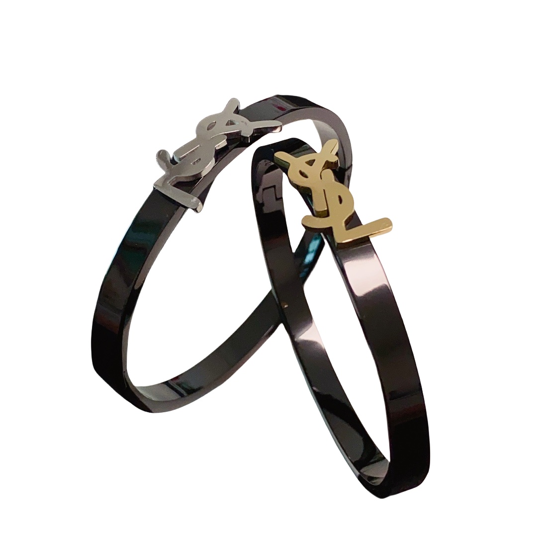 YYS017 YVES Fine titanium steel bangle bracelet - ccjewelryacc