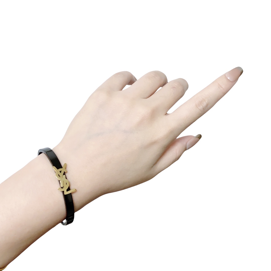YYS017 YVES Fine titanium steel bangle bracelet - ccjewelryacc