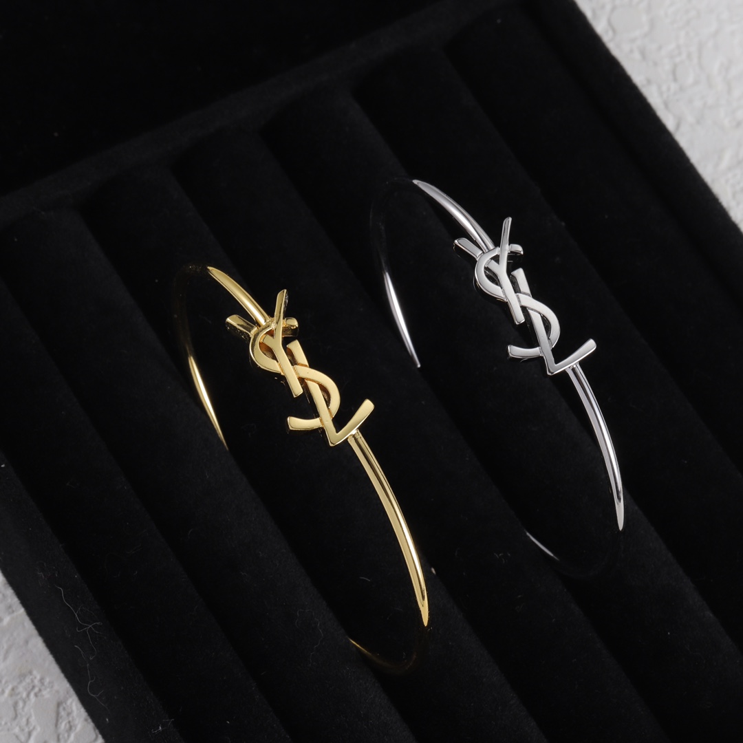 YYS004 CASSANDRE bracelet cuff in metal - ccjewelryacc