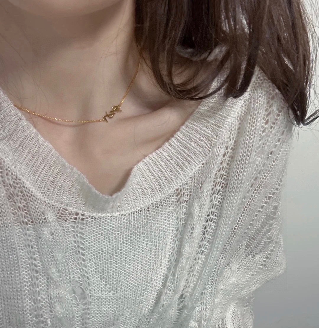 YYN018  CASSANDRE NECKLACE IN METAL - ccjewelryacc