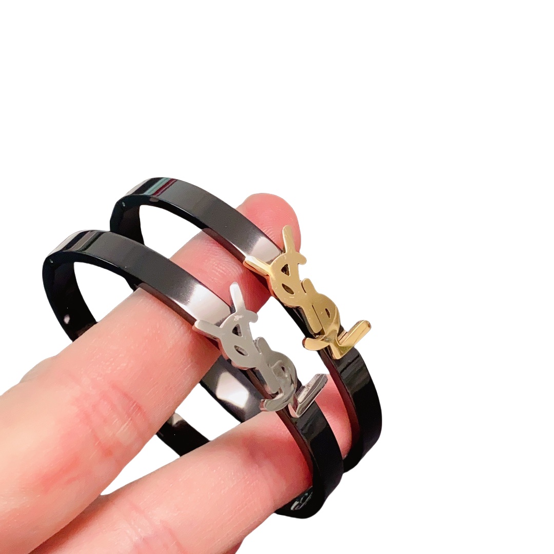 YYS017 YVES Fine titanium steel bangle bracelet - ccjewelryacc