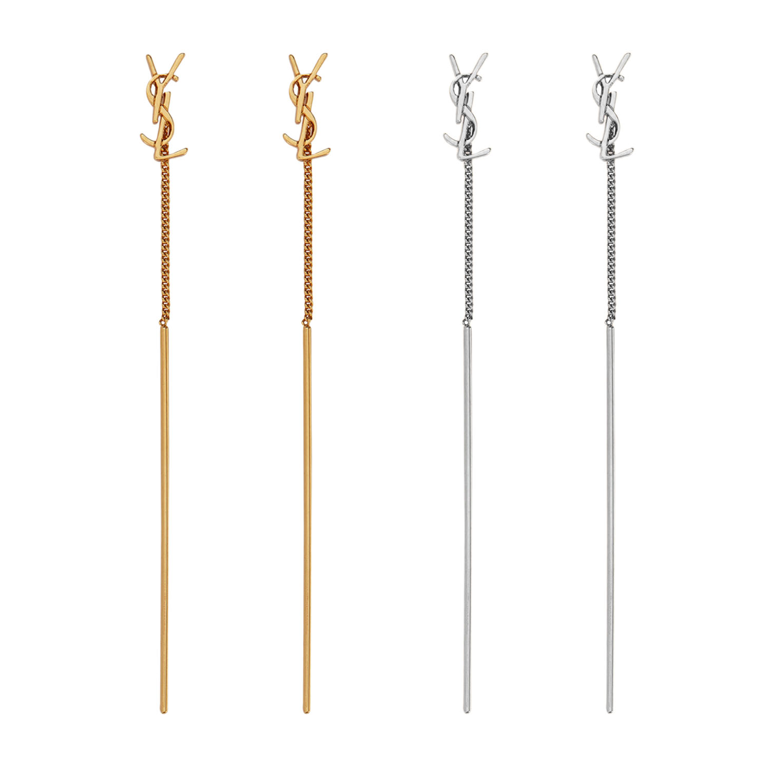 YYE043 CASSANDRE threader earrings in metal - ccjewelryacc
