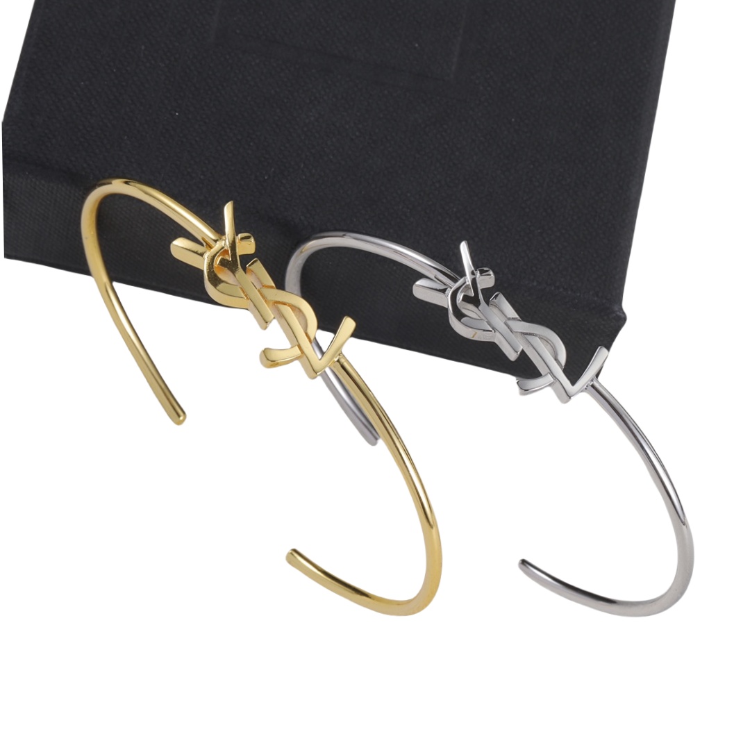 YYS004 CASSANDRE bracelet cuff in metal - ccjewelryacc