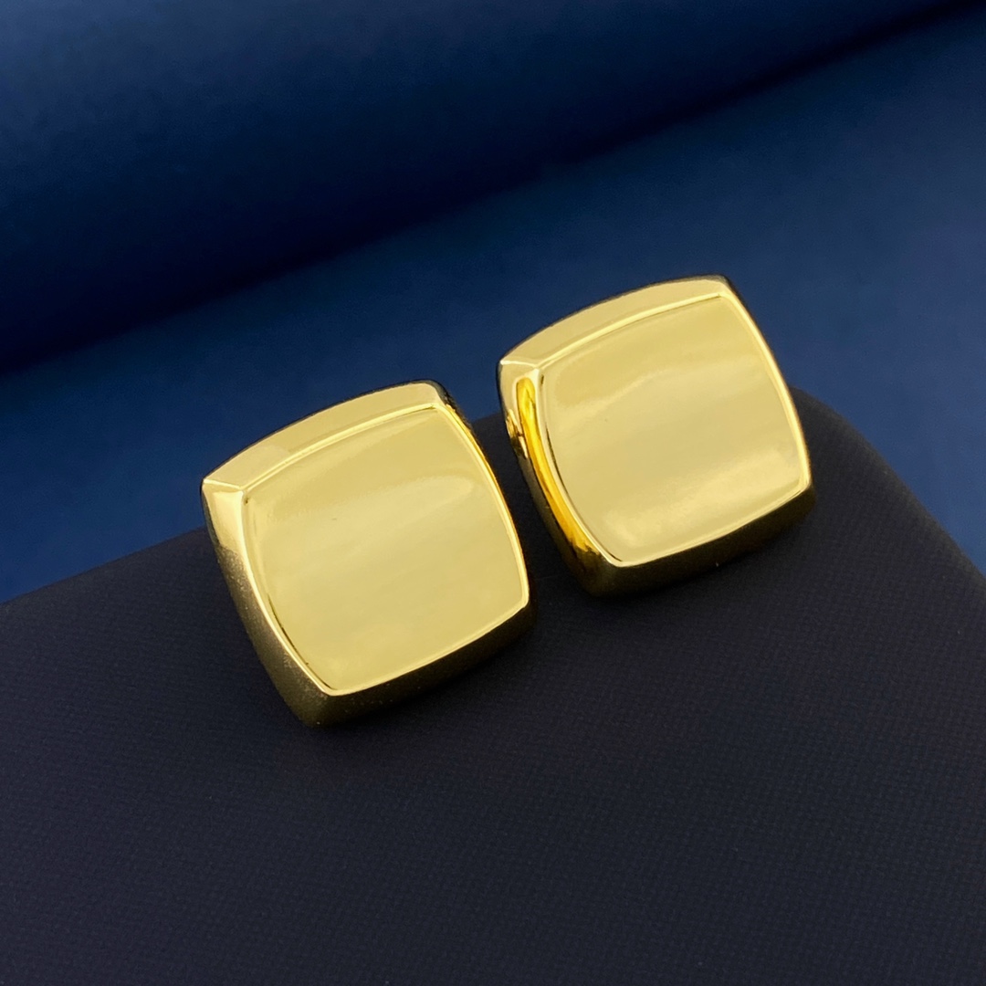 YYE064 LSY Curvy square earrings - ccjewelryacc
