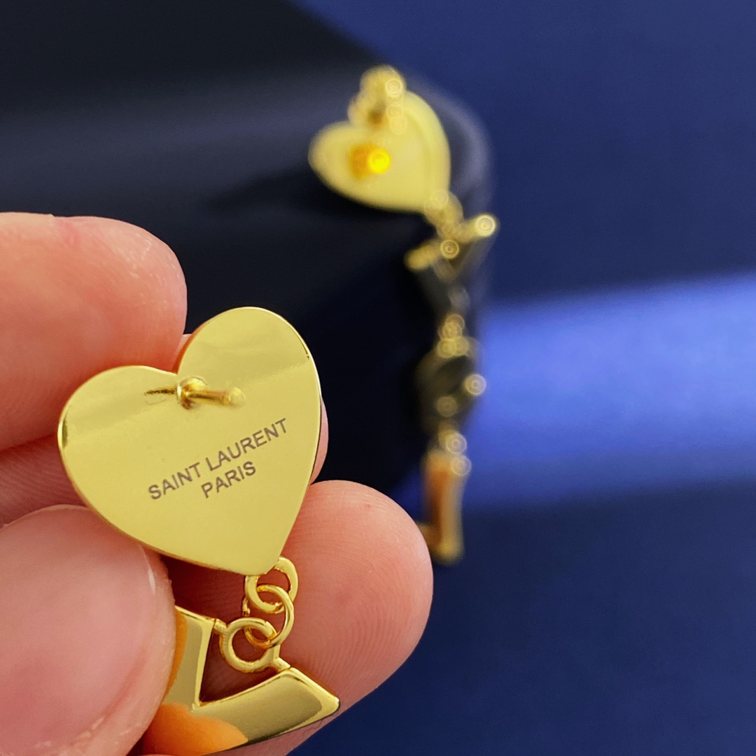 YYE014 LSY Logo Dangle Earrings - ccjewelryacc