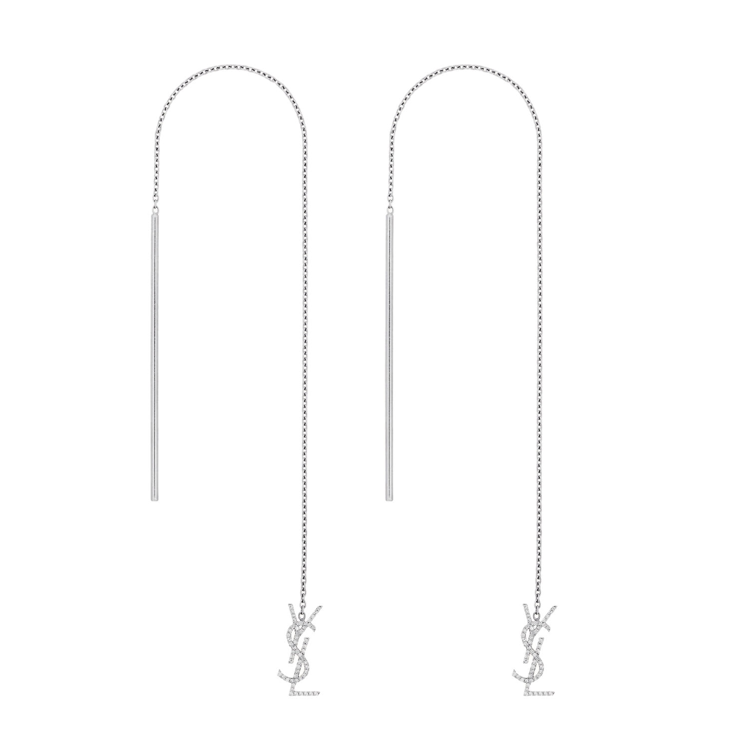 YYE059 CASSANDRE drop earring in gold plated and Crystal - ccjewelryacc