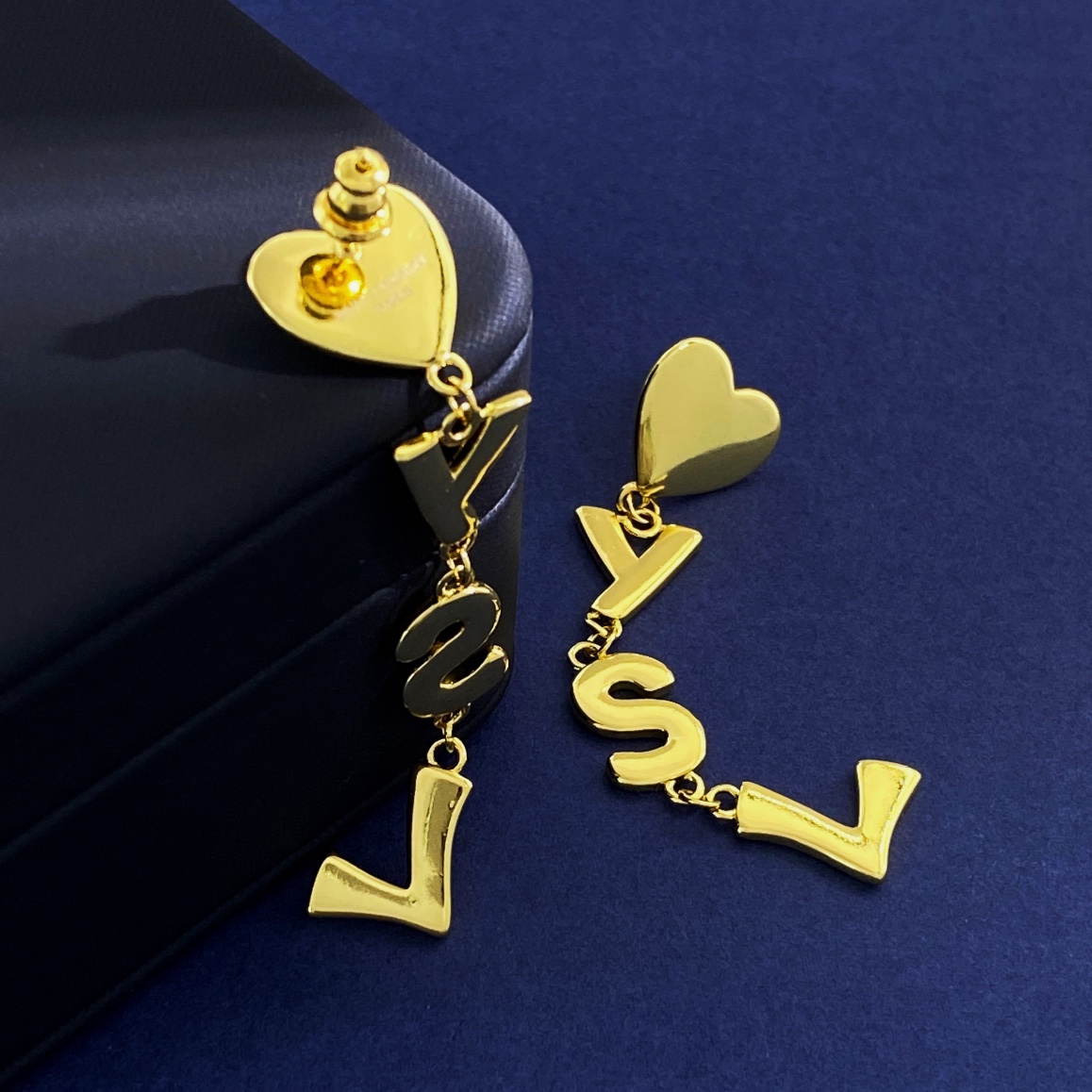 YYE014 LSY Logo Dangle Earrings - ccjewelryacc