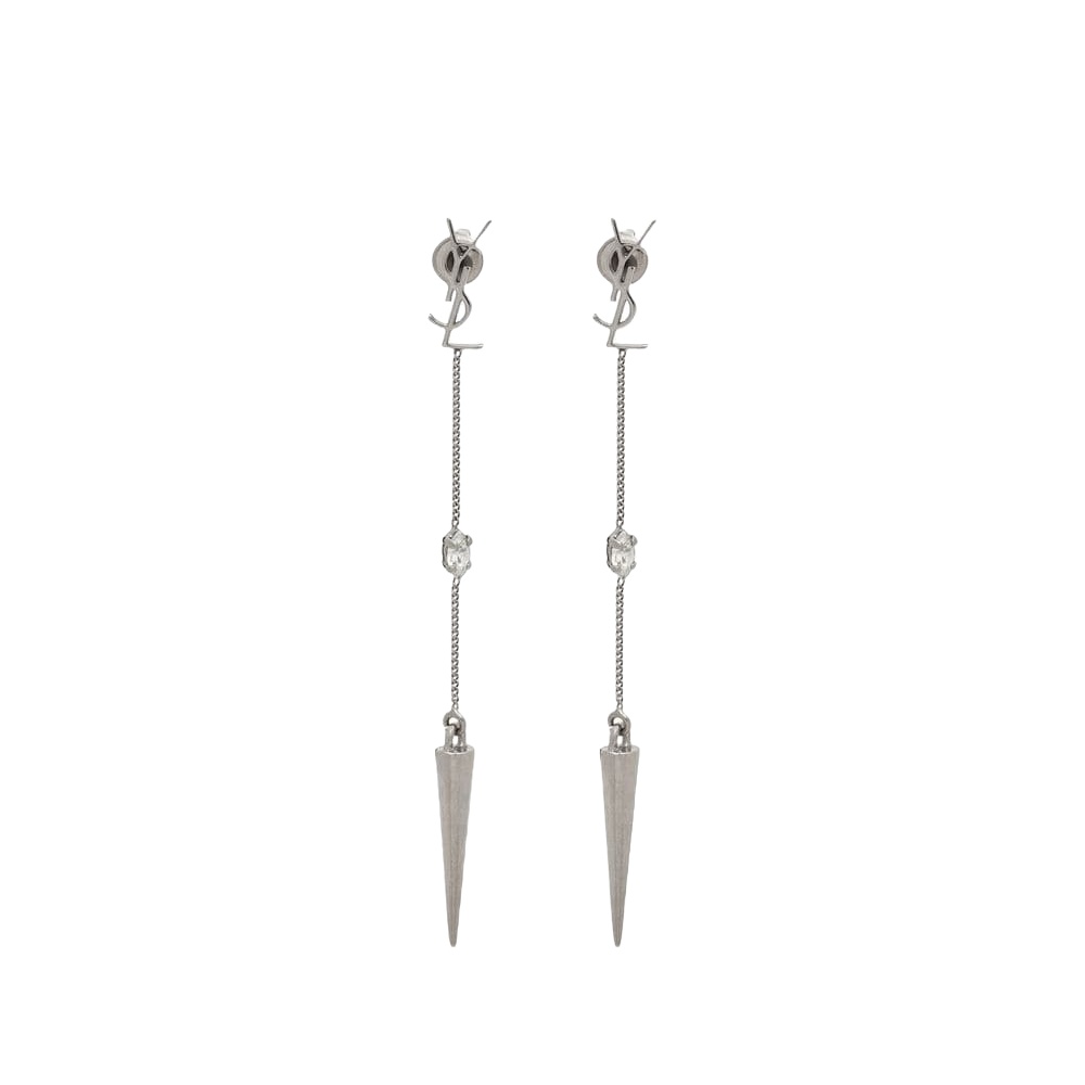 YYE018 Opyum LSY Rhinestone Spike earrings - ccjewelryacc