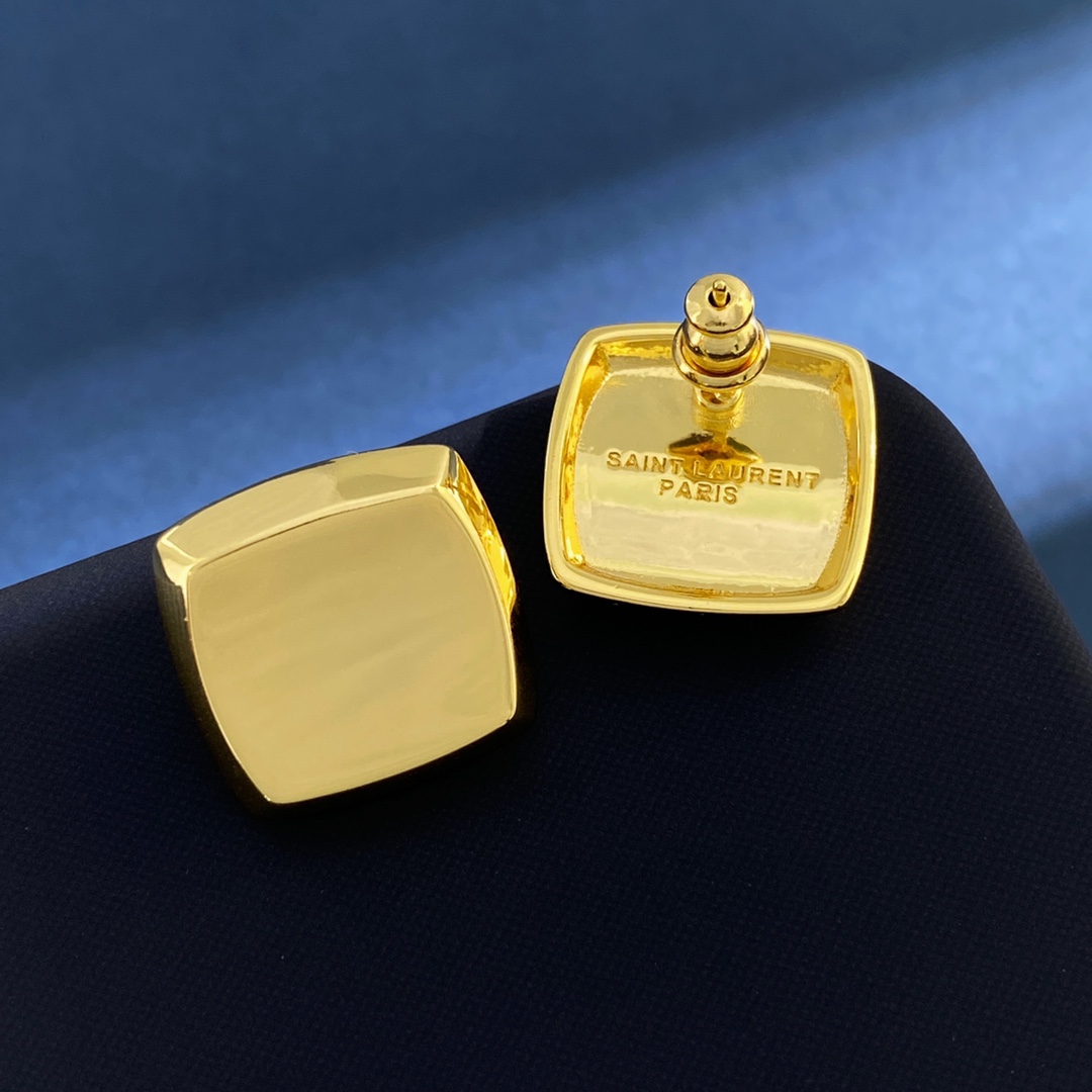 YYE064 LSY Curvy square earrings - ccjewelryacc