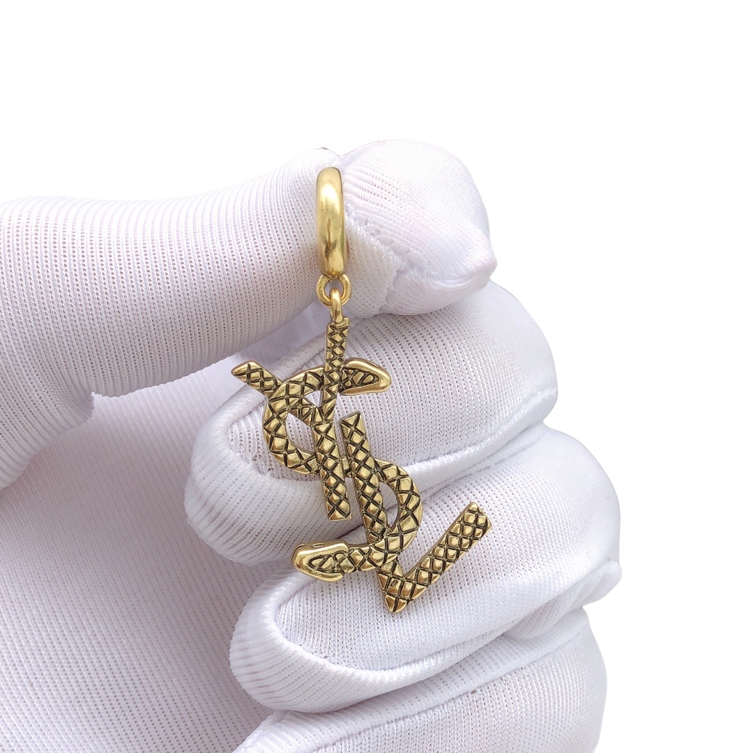 YYE029 Snake texture LSY earrings - ccjewelryacc