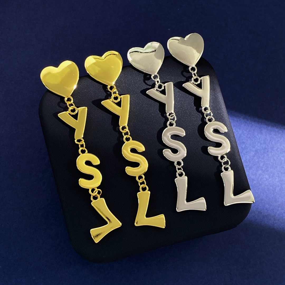 YYE014 LSY Logo Dangle Earrings - ccjewelryacc