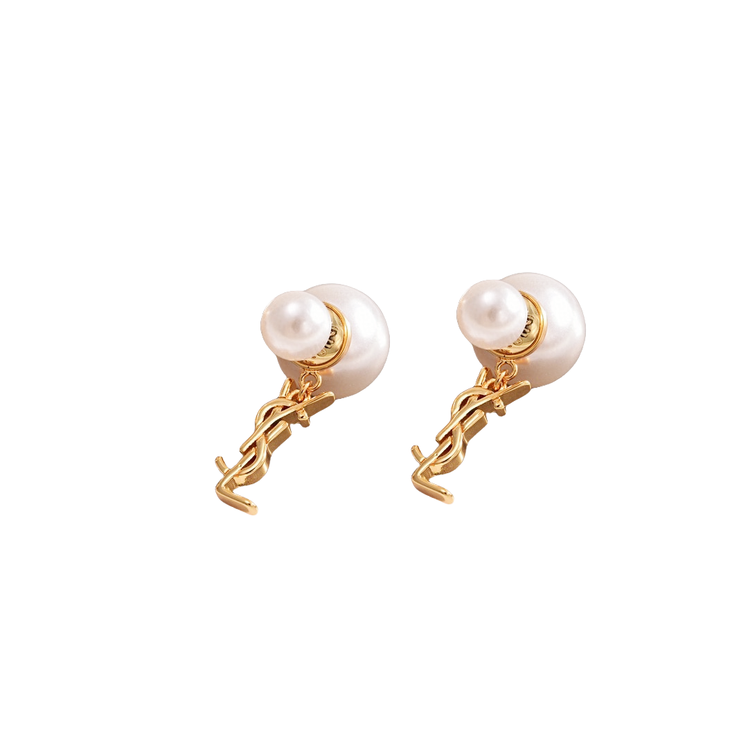 YYE013 YVES Pearl earring - ccjewelryacc