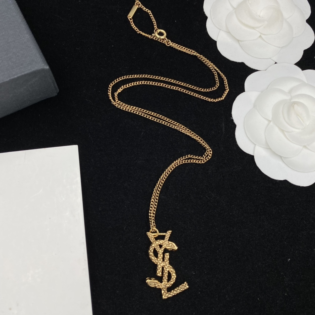 YYN002 Snake texture LSY Pendant necklace - ccjewelryacc