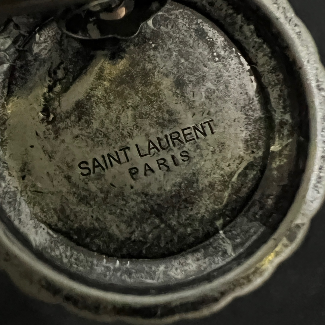 YYE050 Metal YVES Stud earring - ccjewelryacc