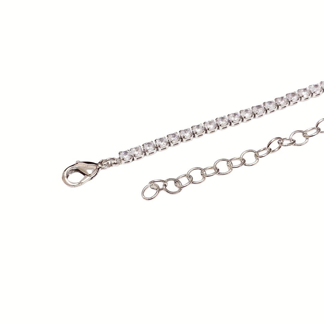 YYN006 Cassandre Embellished rhinestone necklace - ccjewelryacc