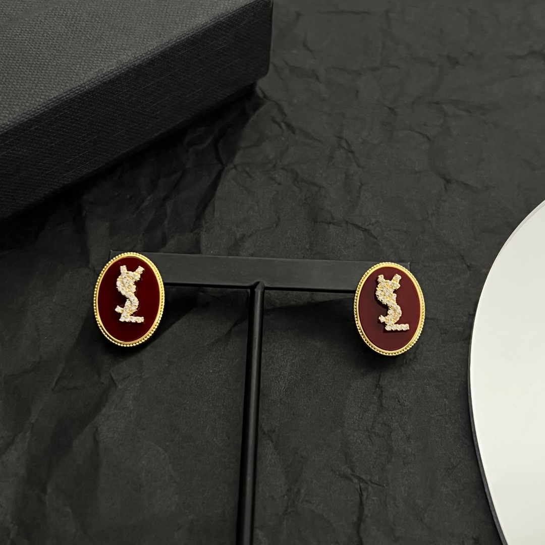 YYE036 YVES Stud earring - ccjewelryacc