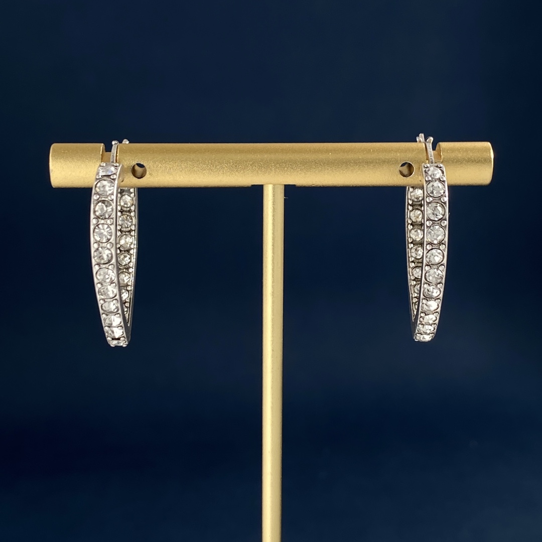 YYE045 YVES Heart hook earring - ccjewelryacc