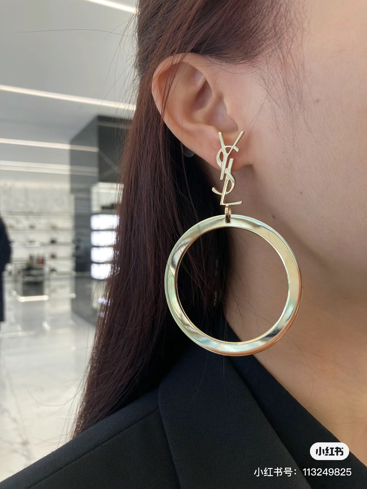 YYE021 LE CASSANDRE Metal drop earring - ccjewelryacc