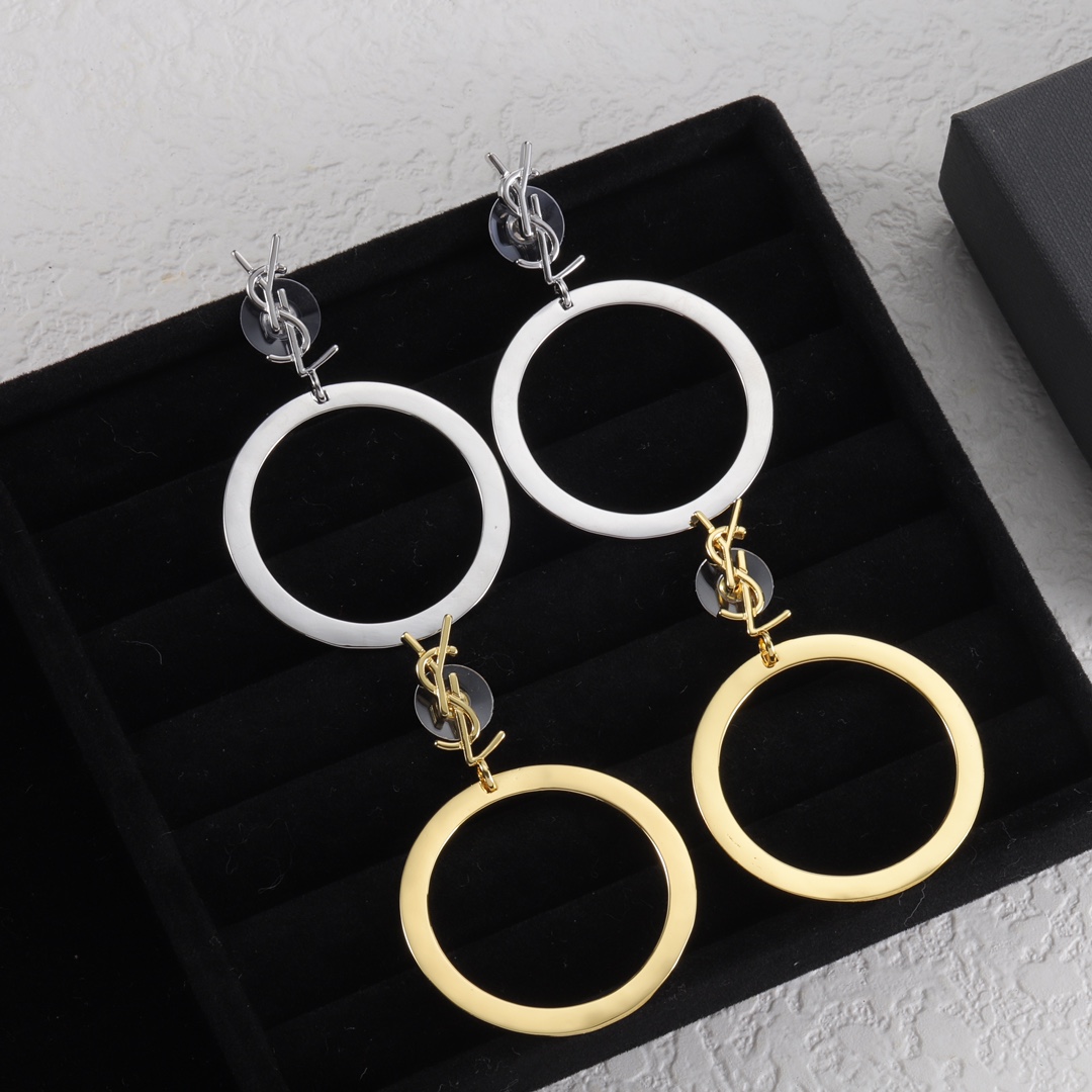 YYE021 LE CASSANDRE Metal drop earring - ccjewelryacc