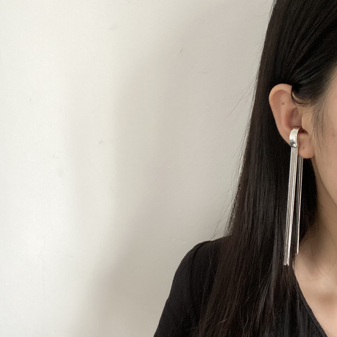 YYE064 1PCS YVES C shape ear hook metal gold plated - ccjewelryacc