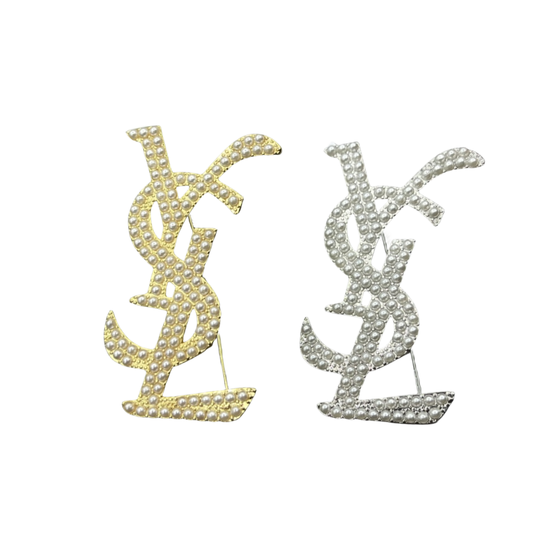 BYB026 Y logo pin - ccjewelryacc