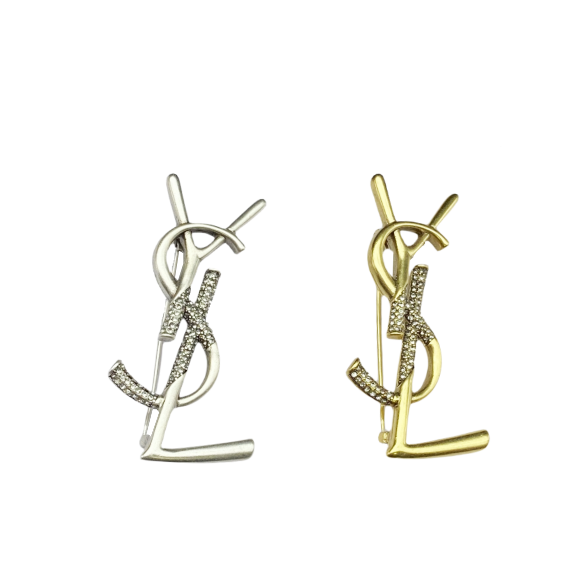 BYB027 YVES LSY LOGO Brooch pin - ccjewelryacc
