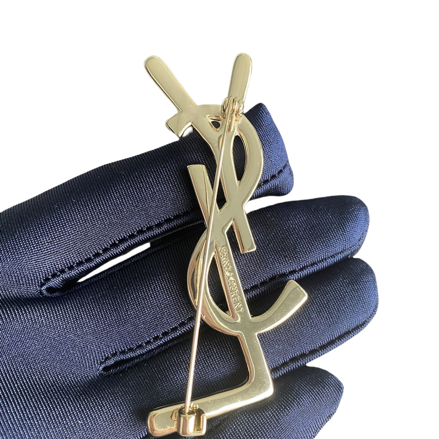 BYB031  LSY Logo Monogram Brooch Pin - ccjewelryacc