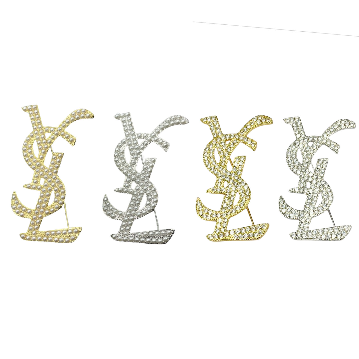 BYB026 Y logo pin - ccjewelryacc