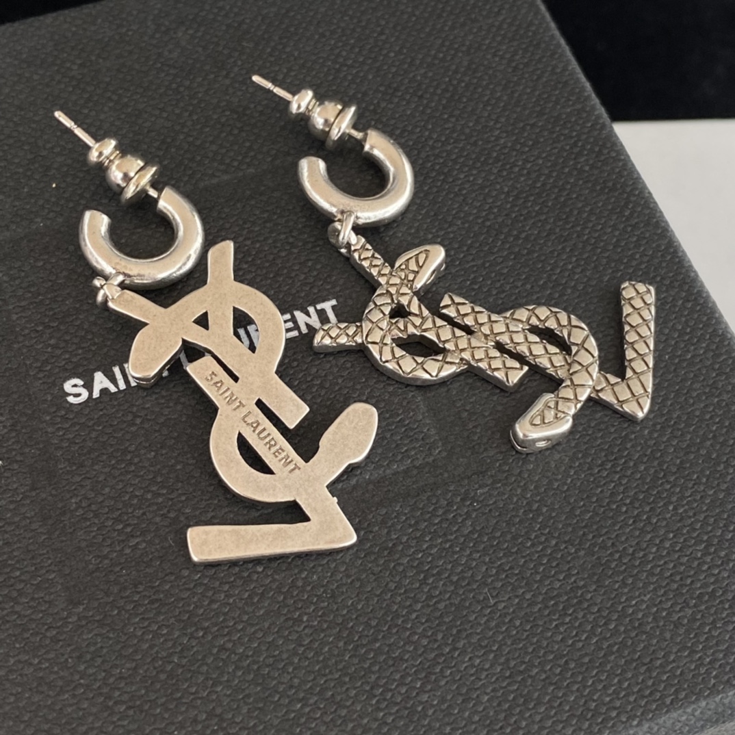 YYE029 Snake texture LSY earrings - ccjewelryacc