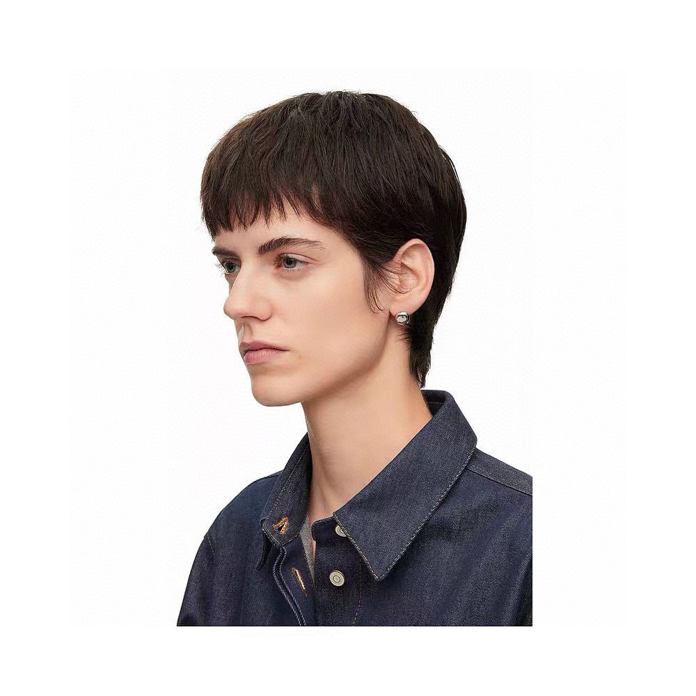 LWE025 Loewi Anagram Pebble stud earring - ccjewelryacc