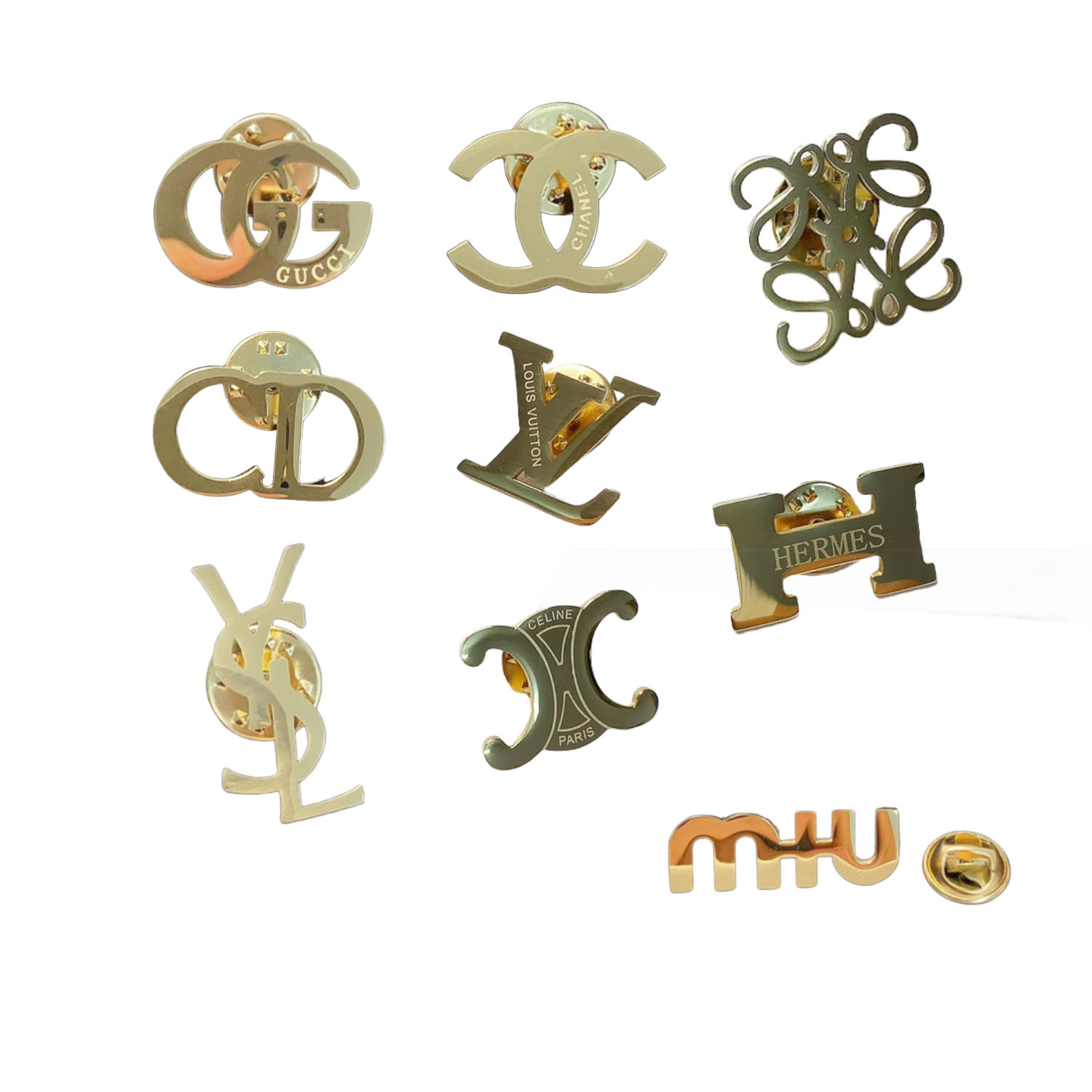 BCB455 Mini Titanium steel brooch safety pin - ccjewelryacc