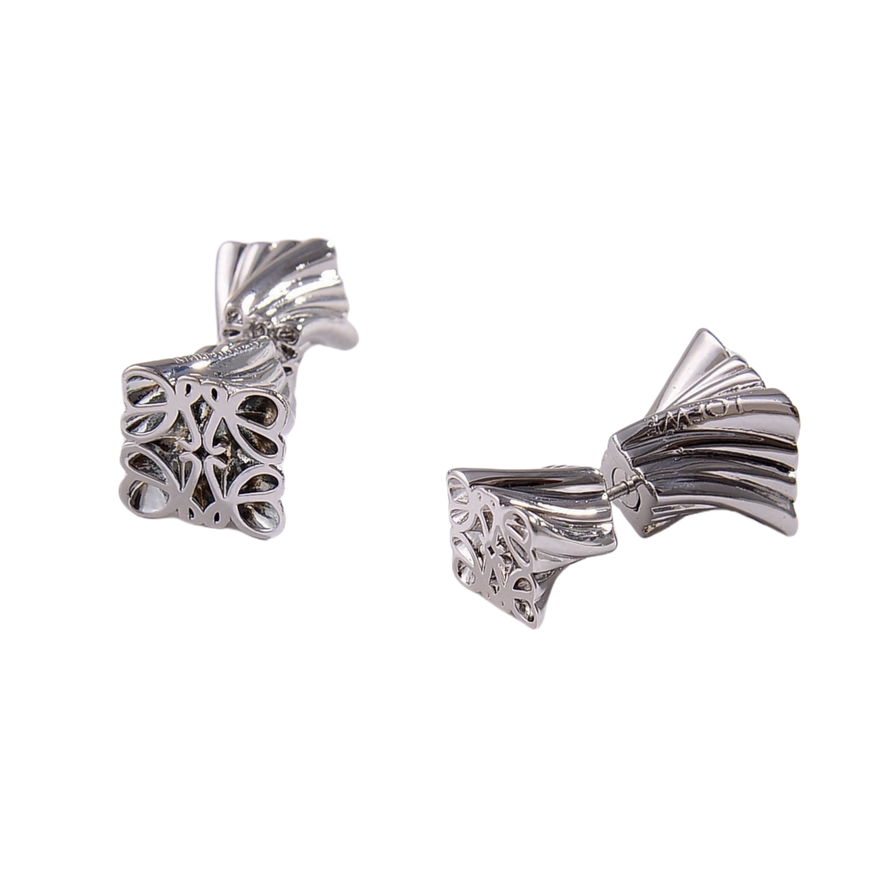 LWE054 Loewi twisty Anagram earring - ccjewelryacc