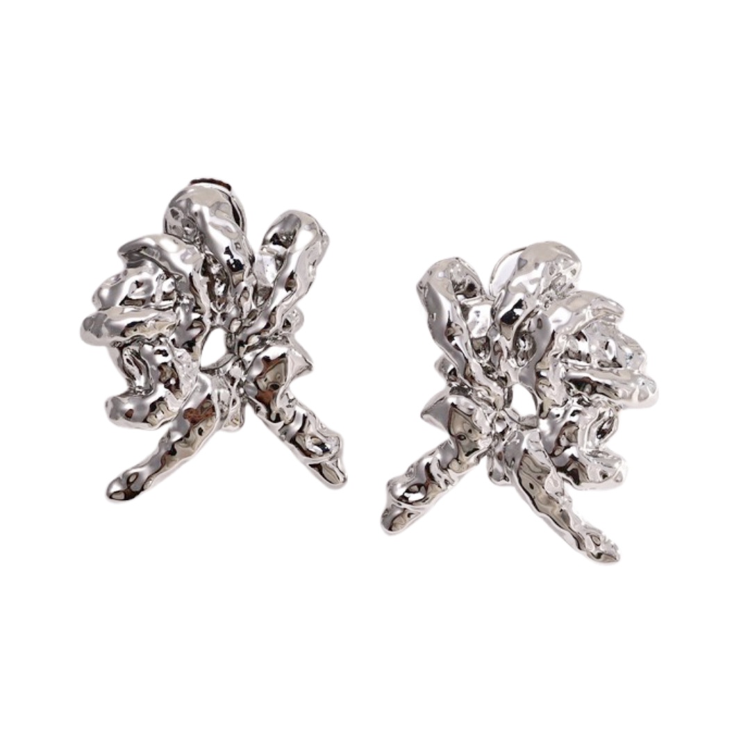 LWE046 Loewi Anagram earring in metal - ccjewelryacc